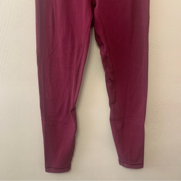 Lululemon Align Pant II *25" Deep Ruby Size 4 W5BEJS - Picture 5 of 10